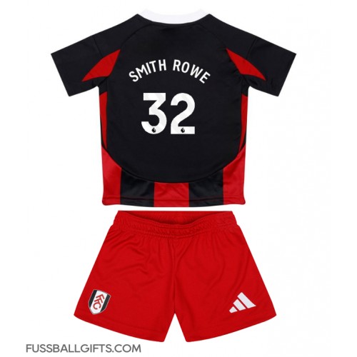 Fulham Joachim Andersen #5 Fußballbekleidung Auswärtstrikot Kinder 2024-25 Kurzarm (+ kurze hosen)